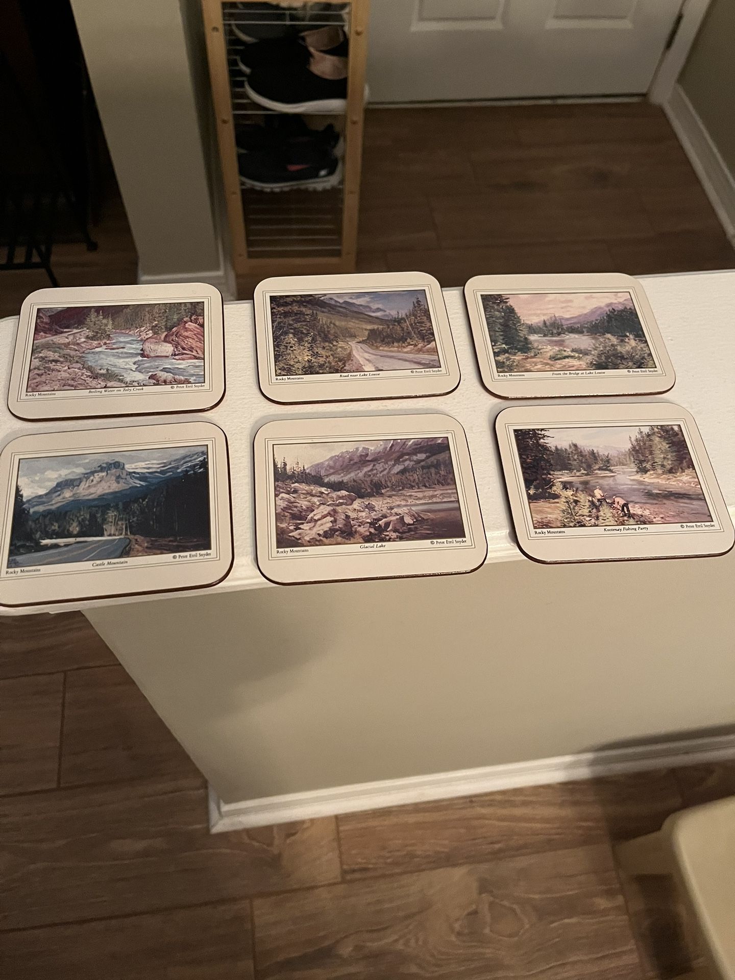 Coasters - Set of 6 - Rocky Mountain 