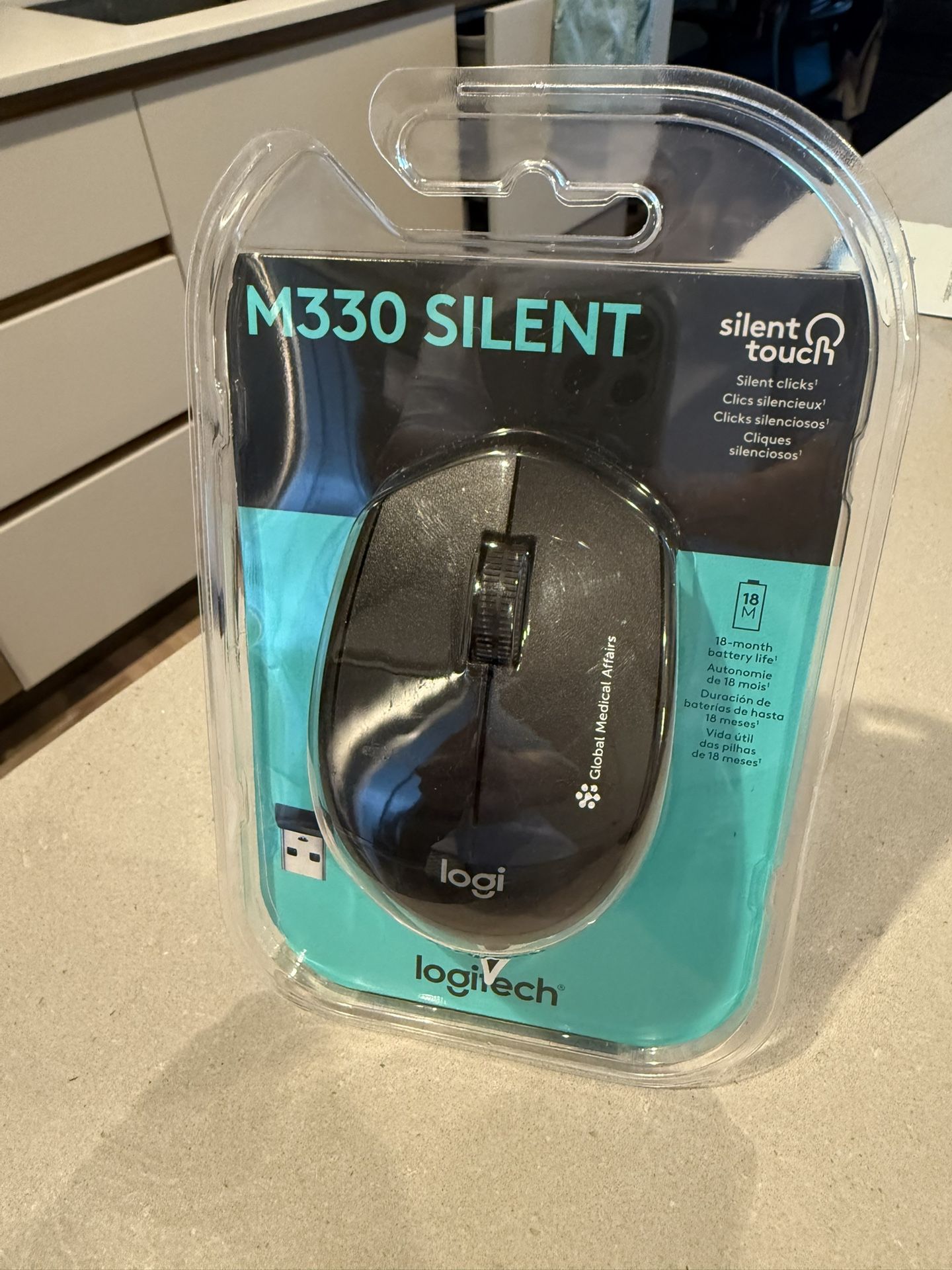Silent Wireless Mouse, Never Opened