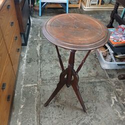 Victorian Carved Walnut Side Table