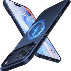 TORRAS Magnetic Slim-Fit for iPhone 17 Pro Max Case, Ultra-Thin - Deep Blue