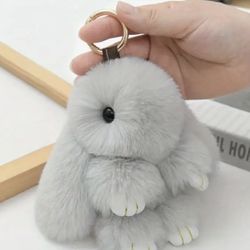 Large Bunny Soft Keychains! 🖤 $6 