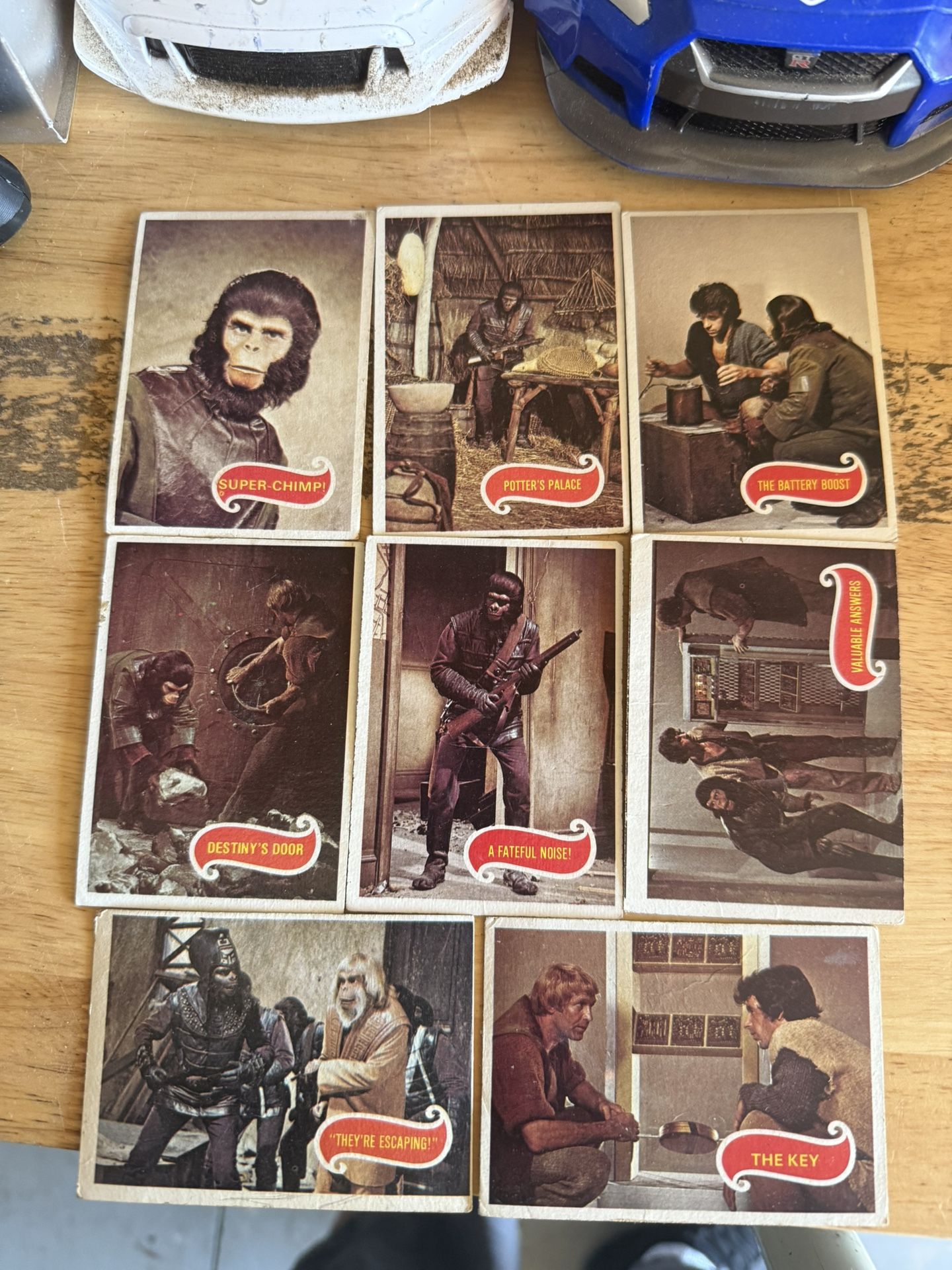 Planet of the apes trading cards