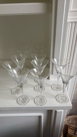 12 Designer Kosta Boda Crystal Wine Goblet
