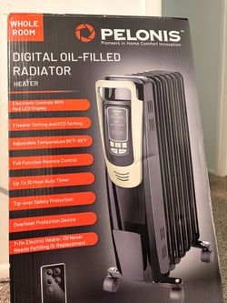Oil filled radiator heater