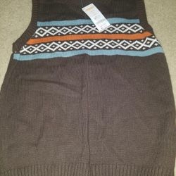 New Gymboree Boy's Sweater Vest Size 10-12