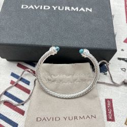  Cable Classics Bracelet With Blue Topaz And Diamonds 