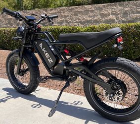 ✅ New - 52Volt/1500W/3000W Electric Dirt Bike Style E-Bike, 25ah Battery, 40mph