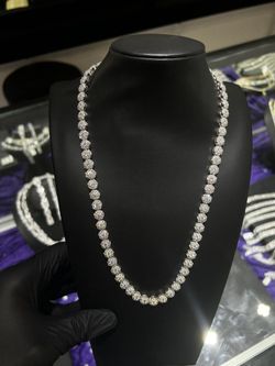 7mm Moissanite Necklace