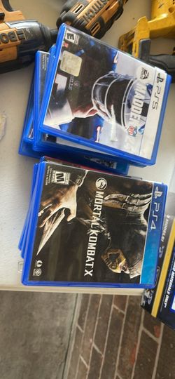 PlayStation 4 and PlayStation 5 games new lightly used 20 games $150 or sold separately