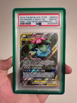 Venusaur Snivy Tag Team PSA 10