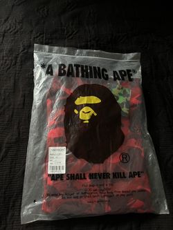 Red Bape Zipup (L)