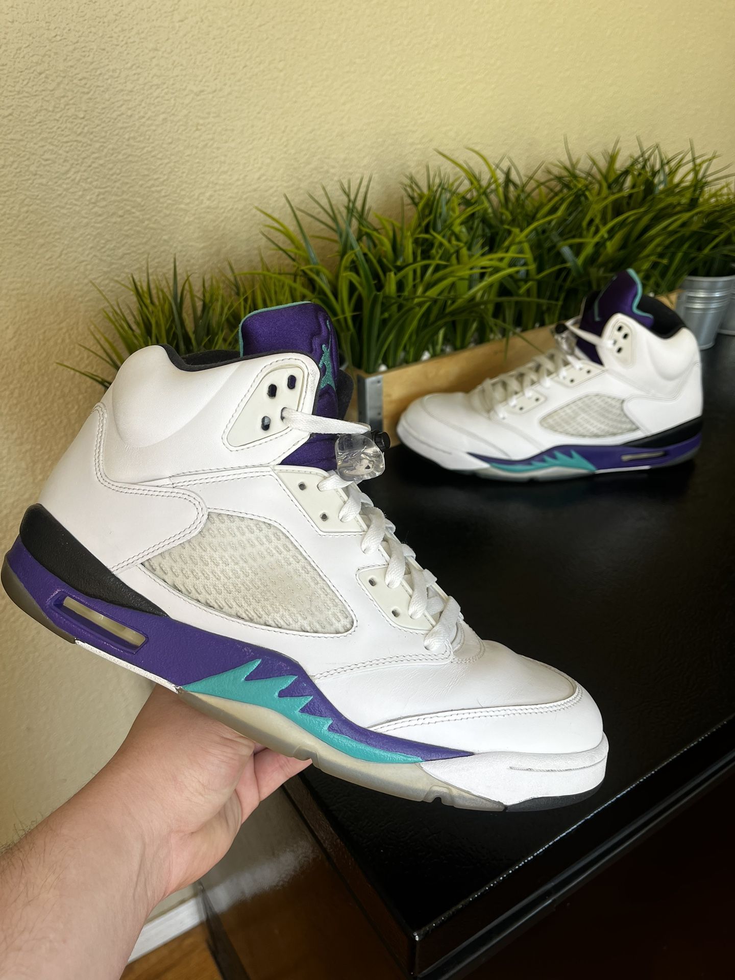 Air Jordan Retro Grape 2013 White Purple