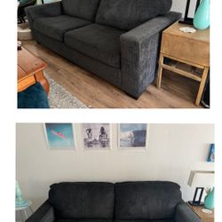 Dark Grey Couch 