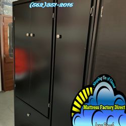 Tall Jumbo Closet Wardrobe With Shelves Storage 