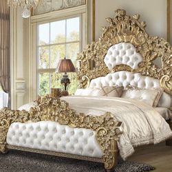 GOLD & WHITE bougie 🤑 Bedroom SET