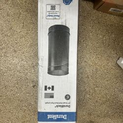 DuraVent DuraBlack 24" Single-Wall Black Pipe