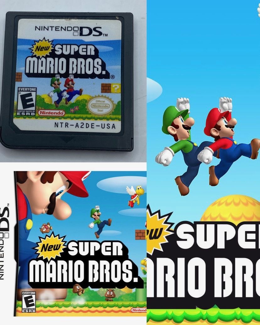 New Super Mario Bros. (Nintendo DS, 2006) Authentic Game Cart Only Tested VG