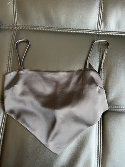 h&m tie back tank  