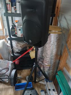 Mackie SRM350 With Stand.
