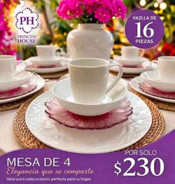 VAJILLA WILDFLOWER 16 PZAS PRINCESS HOUSE 🌼🌼🌼