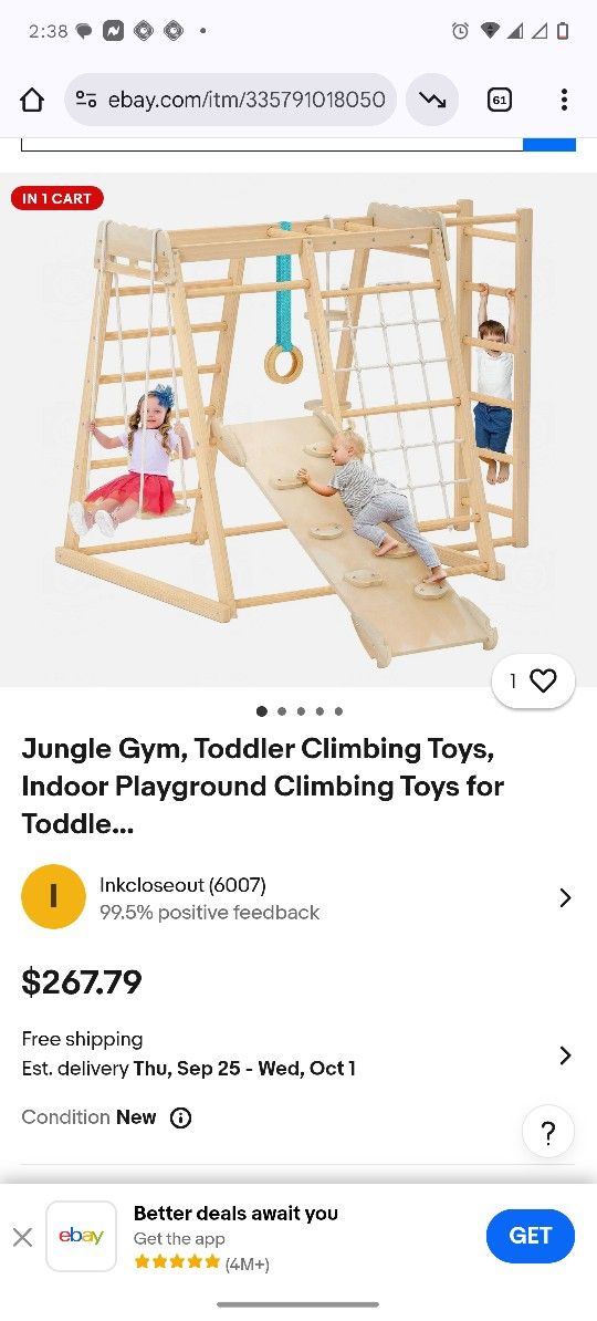 Jungle Gym, Toddler Climbing Toys, Indoor Playground Climbing Toys For Toddlers.