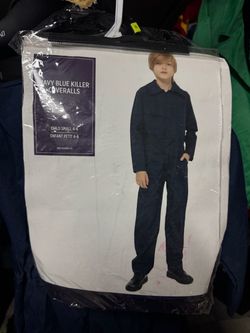 Kids Navy Blue Michael Myers’s Coveralls Halloween Costume