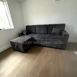 New Black Sofa 