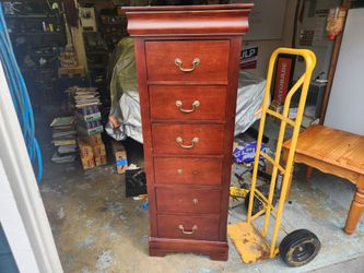 Tall dresser with top jewelry drawer