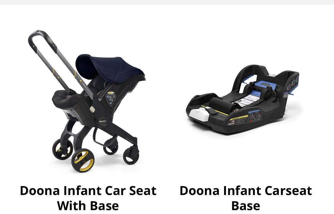 Doona  Car Seat With Base In Midnight New