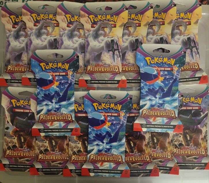 Pokemon Paldea Evolved Sleeved Packs