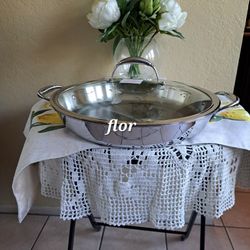 PAELLERA DE 15" DE ACERO INOXIDABLE TRI PLY PRINCESS HOUSE 🌻 🌾 