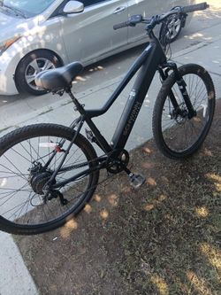 Showing electric bike