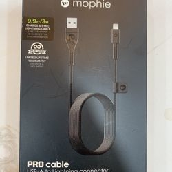 Mophie 9.9ft USB A To Lightning For iPad,iPhone
