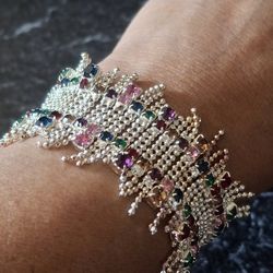 Rhinestone Stretchable Bracelet 