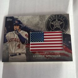 2018Topps George Sprinter flag Patch I’ll-go!