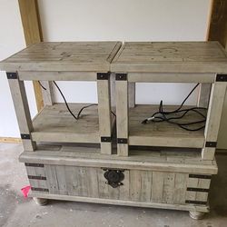 Coffee Table And 2 end Tables