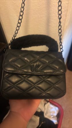 Black Leather Purse