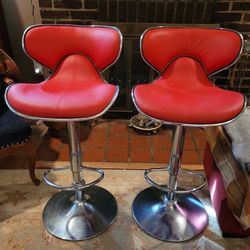 Red Modern Bar Stools