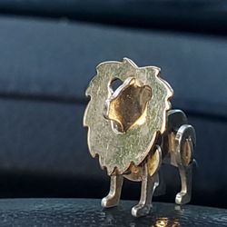 Tiffany & Co Lion Pendant 18k & 925