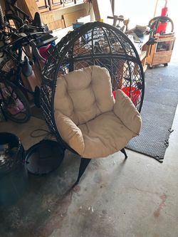 Wicker Egg Chair