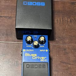 BOSS BD-2 Blues Driver Overdrive Guitar Effects Pedal