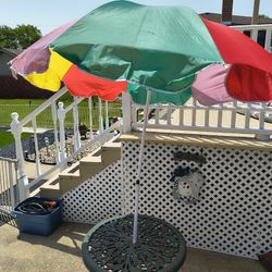 Summer Umbrella With Table