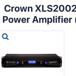 Power Amplifier 2100 watts  Crowm XLS2002 Drive Core 2