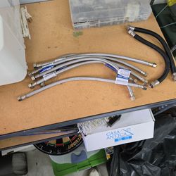 7 -3/8" Braided Steel Stainless Sink Connectors