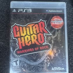 Guitar Hero Warriors Of Rock Ps3 NEW