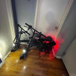 2 e-bikes
