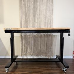 Adjustable Height Work Table Or Desk