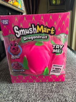 Smush mart dragonfruit squishy sensory toy
