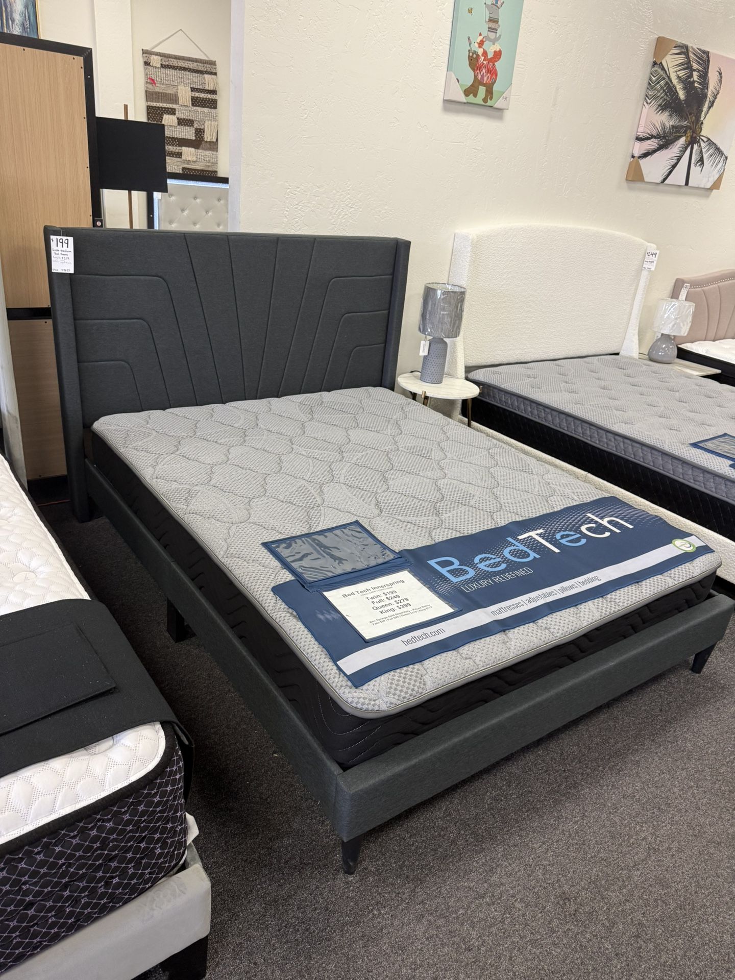 Queen Bed With Mattress