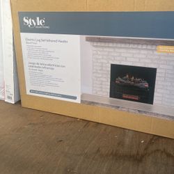 Electric Log Set Infrared Heater